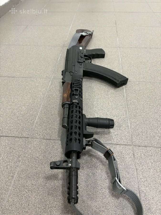 Airsoft komplektas: E&l Ak, Desert Eagle, apranga - nuotraukos Nr. 12