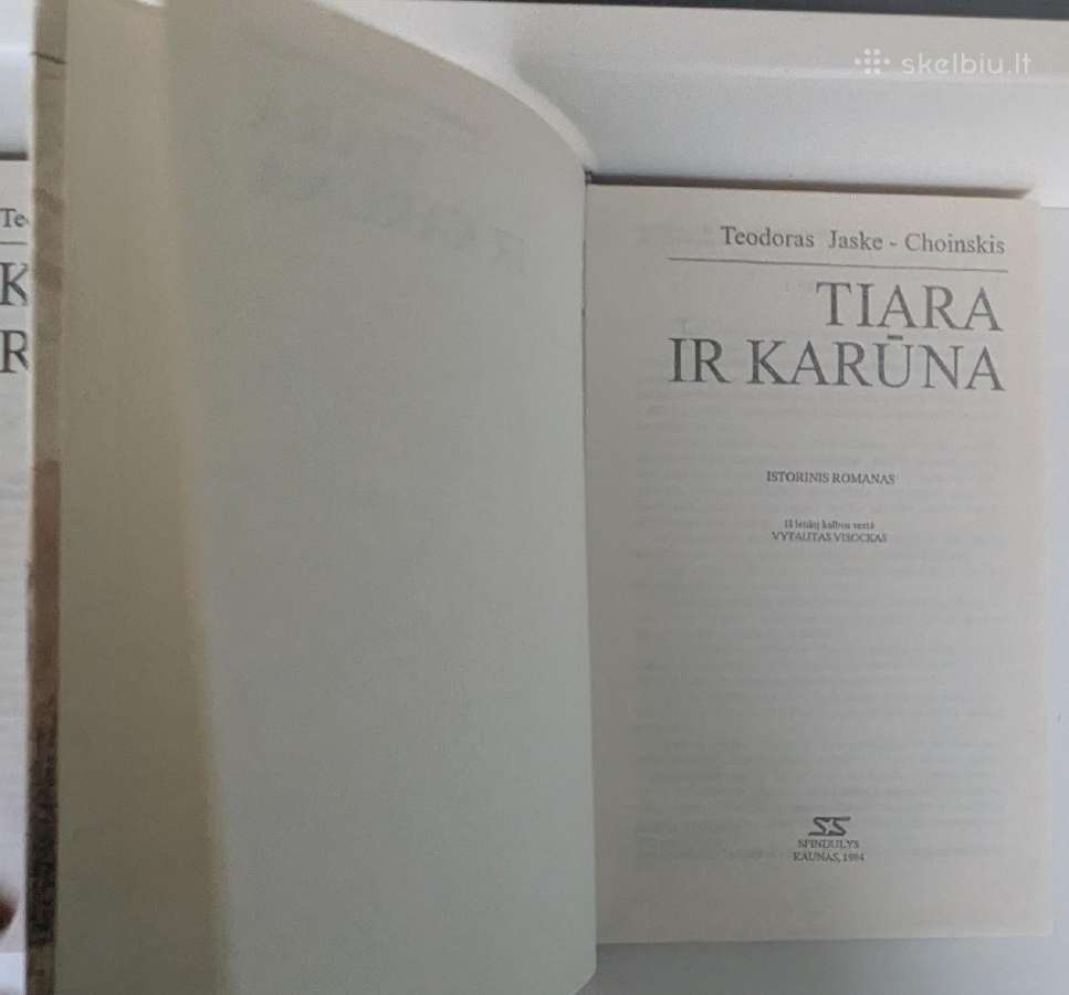 T. Jaske-choinskio istorinių romanų trilogija - nuotraukos Nr. 6