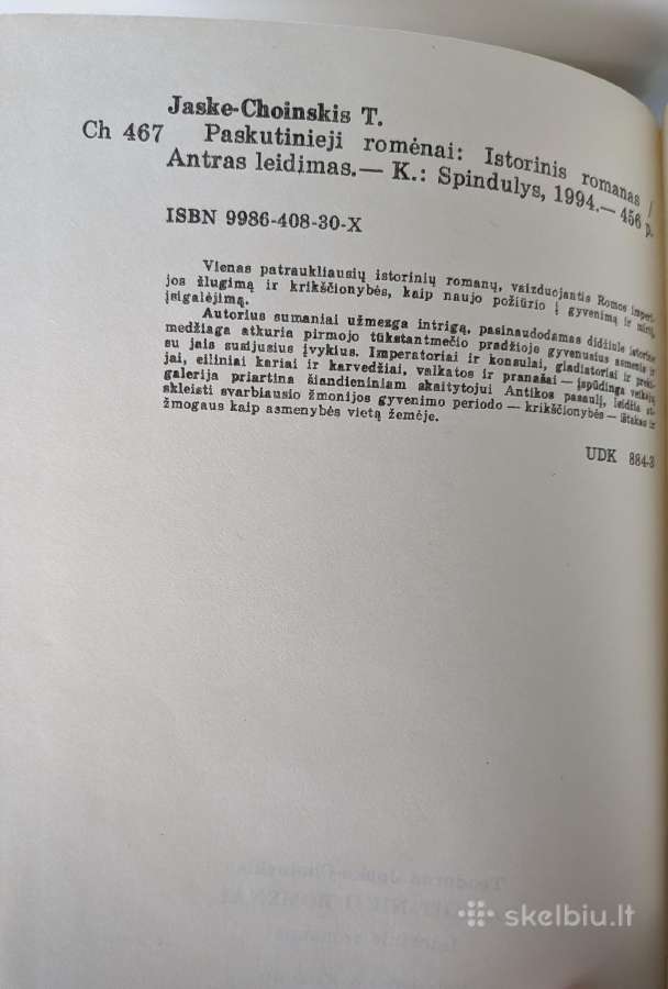 T. Jaske-choinskio istorinių romanų trilogija - nuotraukos Nr. 14