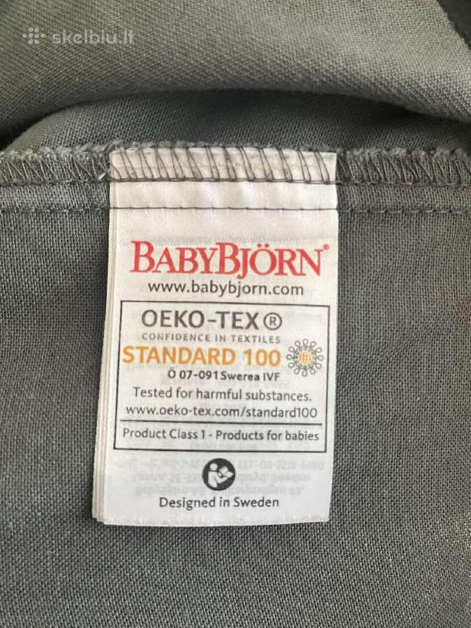 Babybjörn gultukas su pilku užvalkalu - nuotraukos Nr. 3