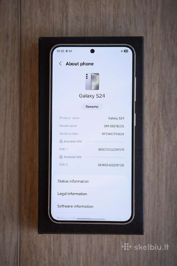 Samsung Galaxy S24 256gb - puikios būklės - nuotraukos Nr. 8