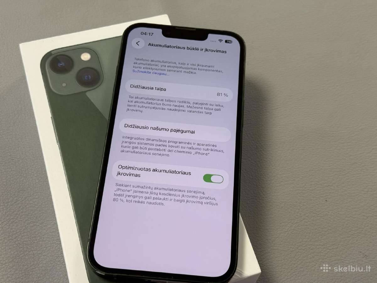 iPhone 13 geros būklės - nuotraukos Nr. 9