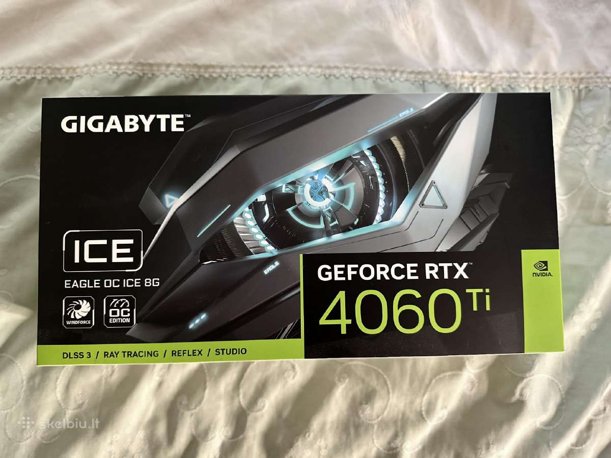Gigabyte 4060 ti Oc 3 fan - nuotraukos Nr. 3