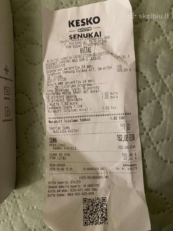 Samsung A17 - nuotraukos Nr. 4