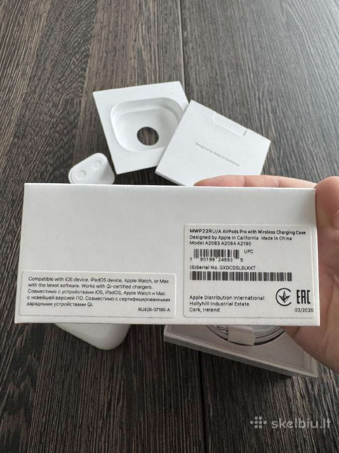 Airpods Pro Magsafe 1 Gen originalios ausines - nuotraukos Nr. 2
