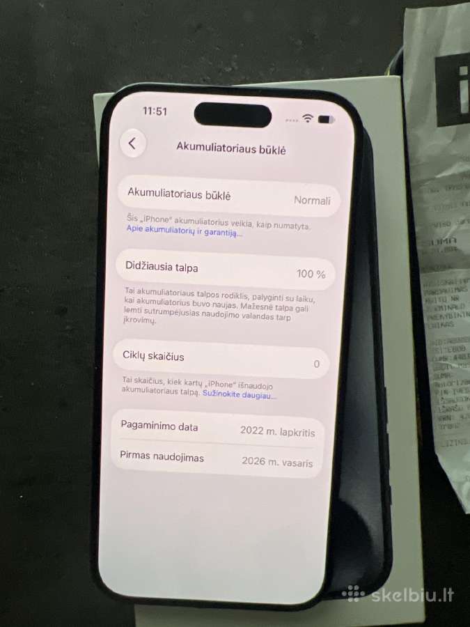 iPhone 15 pro 256gb - nuotraukos Nr. 3