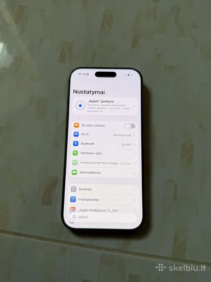 iPhone 16 Pro 256gb Gold - nuotraukos Nr. 4