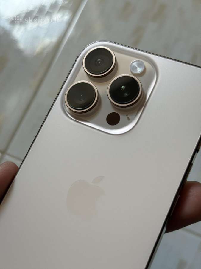 iPhone 16 Pro 256gb Gold - nuotraukos Nr. 9