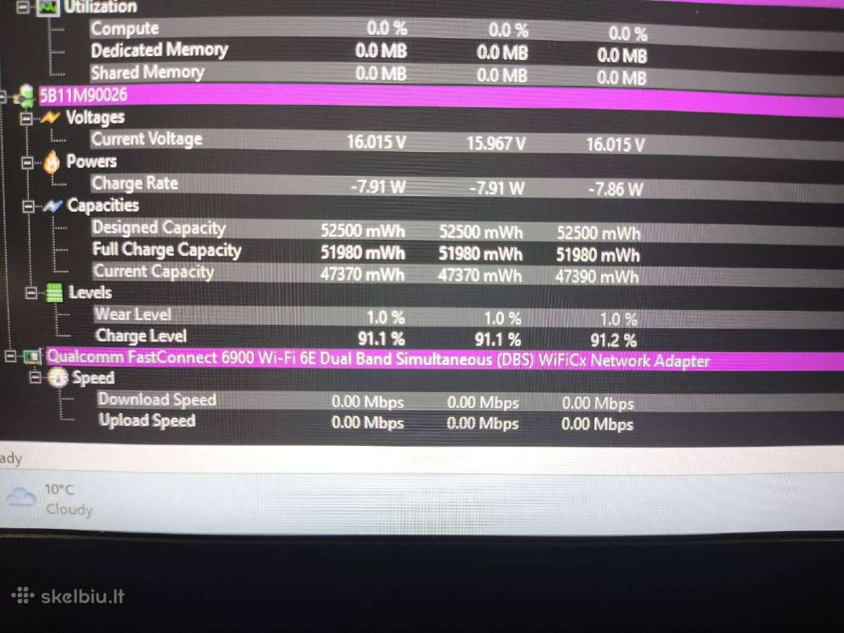P14s Fhd+ Ryzen 7 7840u 32gb 1tb 1% Metai garantij - nuotraukos Nr. 7