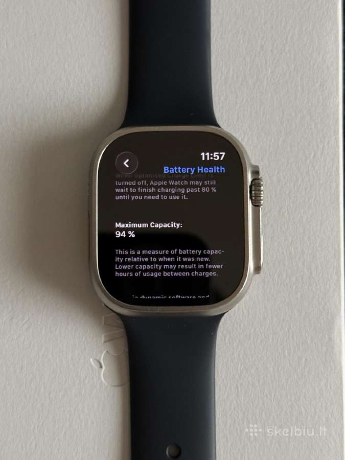 Apple Watch Ultra 2 49mm GPS + Cellular Titanium - nuotraukos Nr. 6