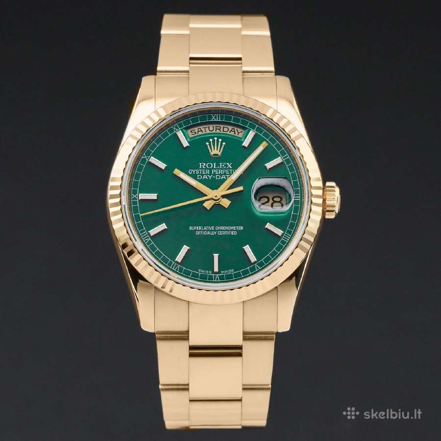 Rolex Daydate 36 auksinis - nuotraukos Nr. 11