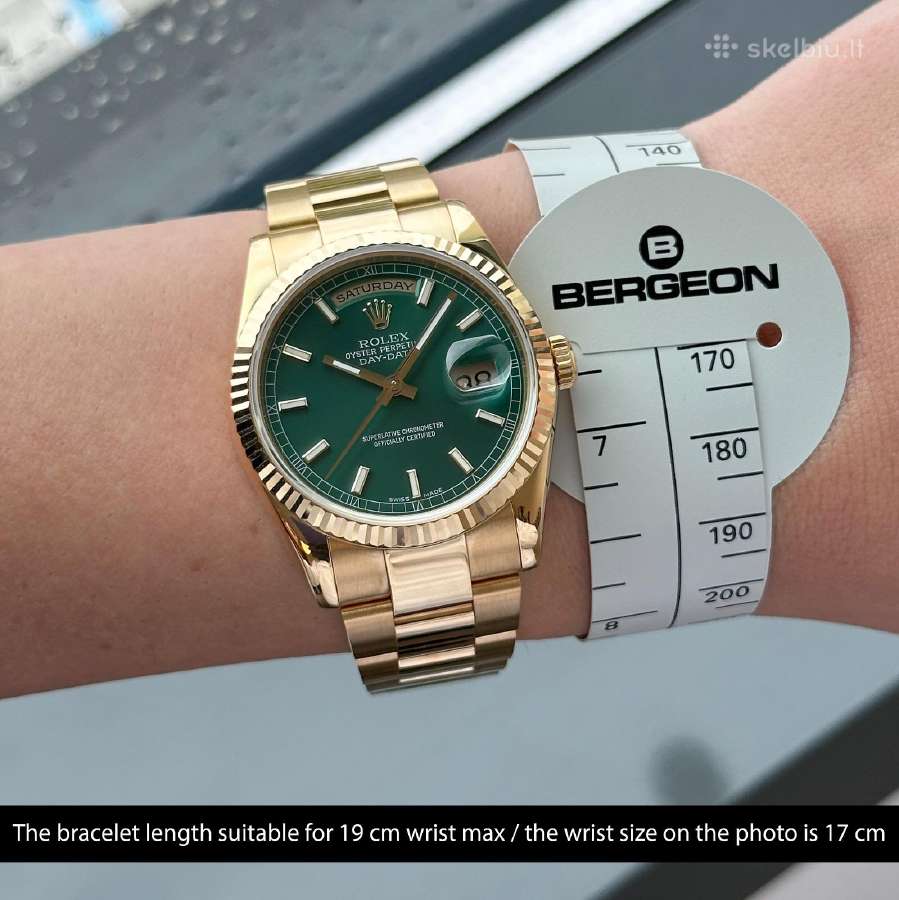 Rolex Daydate 36 auksinis - nuotraukos Nr. 14