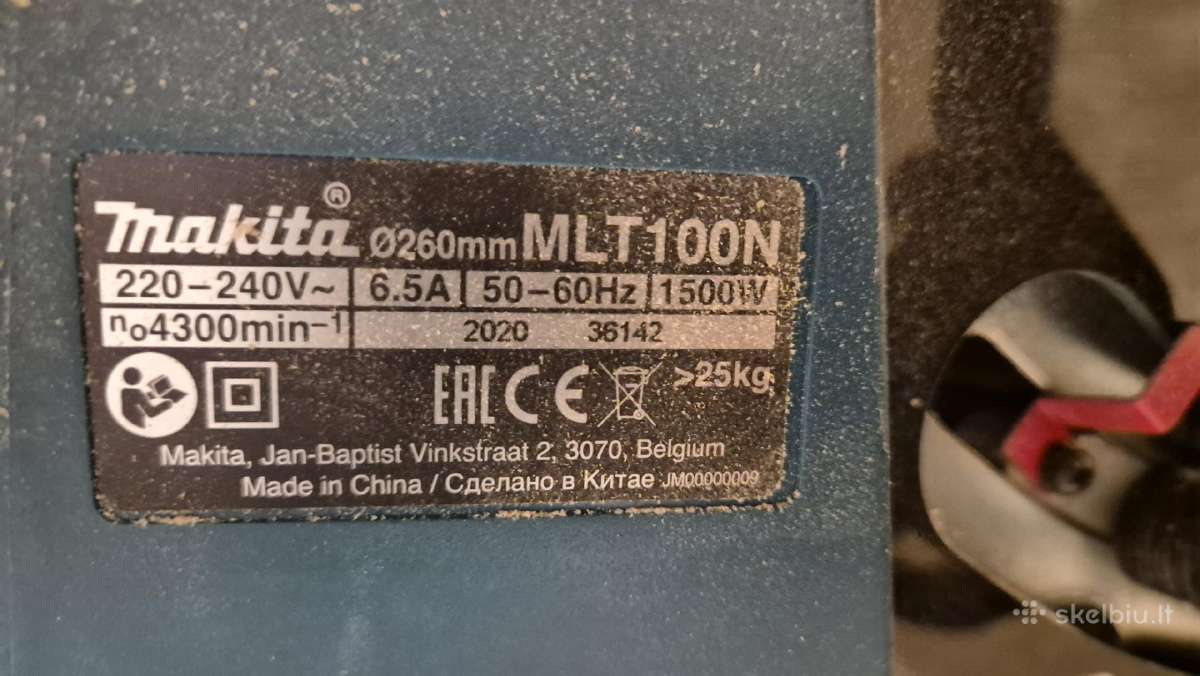 Pjovimo staklės Makita Mlt100n - nuotraukos Nr. 2