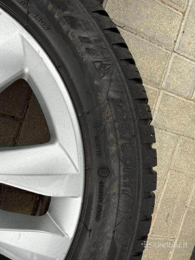 R17 ratlankiai su žieminėmis padangomis - nuotraukos Nr. 4