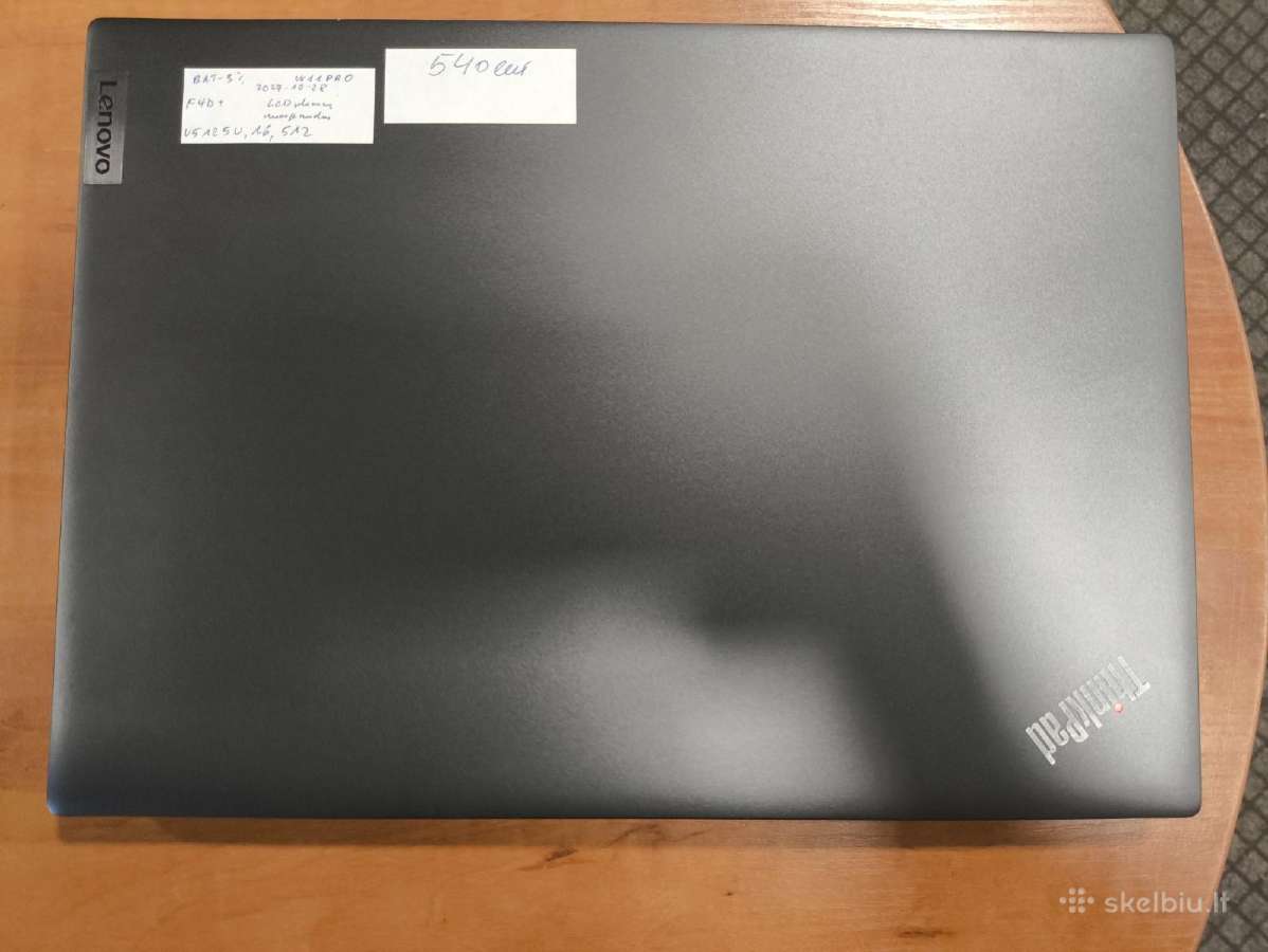 L13 Gen 5 13.3 Fhd+ Ultra 125u 16/512gb 2027-10-28 - nuotraukos Nr. 3