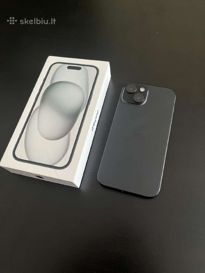 iPhone 15 Black - nuotraukos Nr. 2