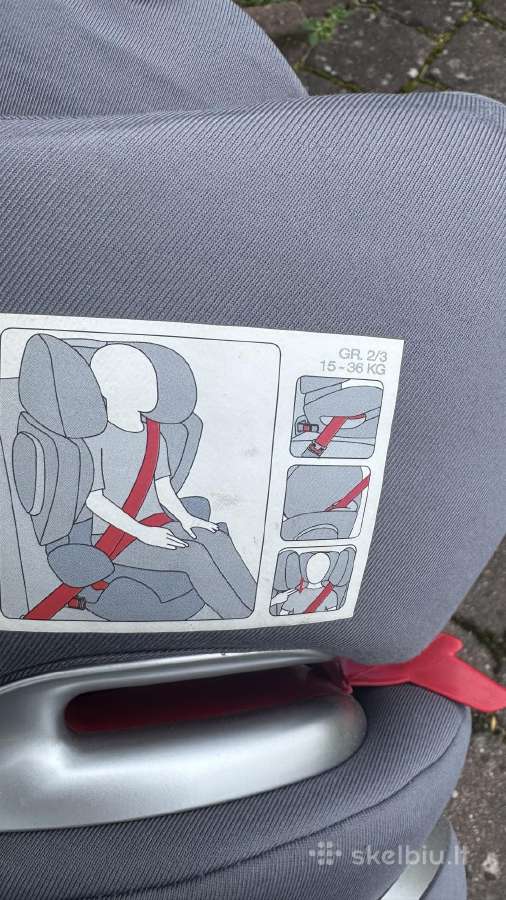 Vaikiška kėdutė Cybex 15-36 kg su isofix - nuotraukos Nr. 5