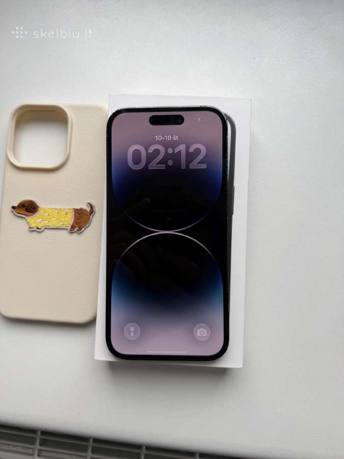 iPhone 14 Pro 256gb Black esim - nuotraukos Nr. 2