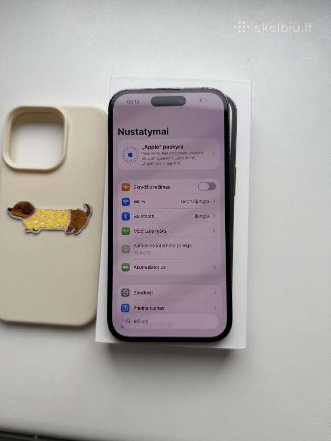 iPhone 14 Pro 256gb Black esim - nuotraukos Nr. 3