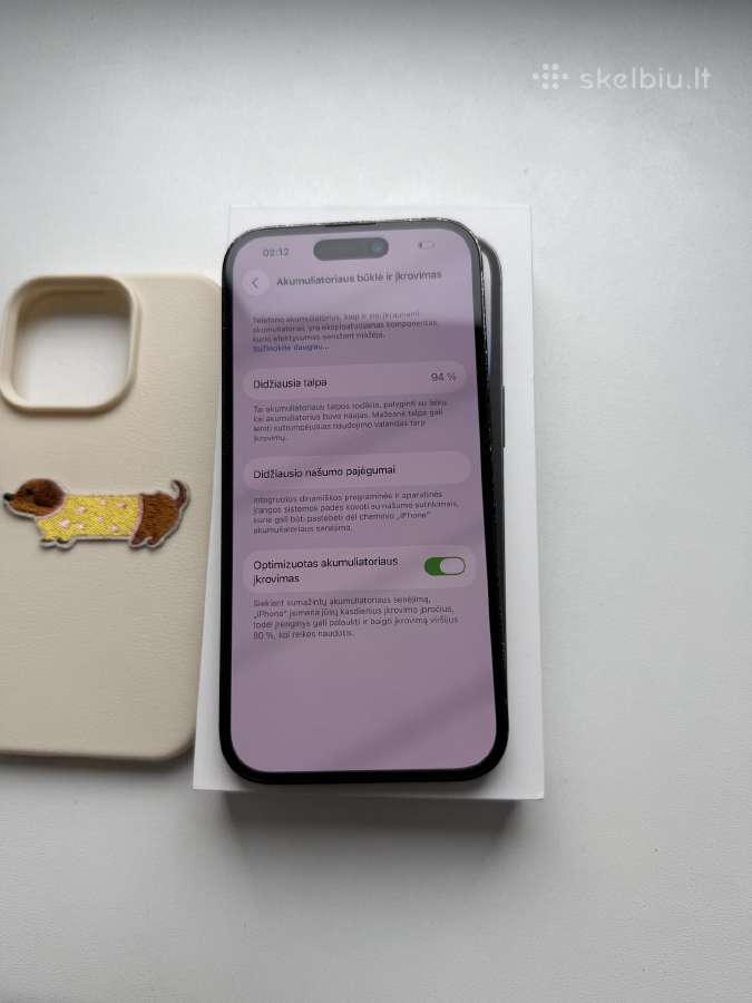 iPhone 14 Pro 256gb Black esim - nuotraukos Nr. 4