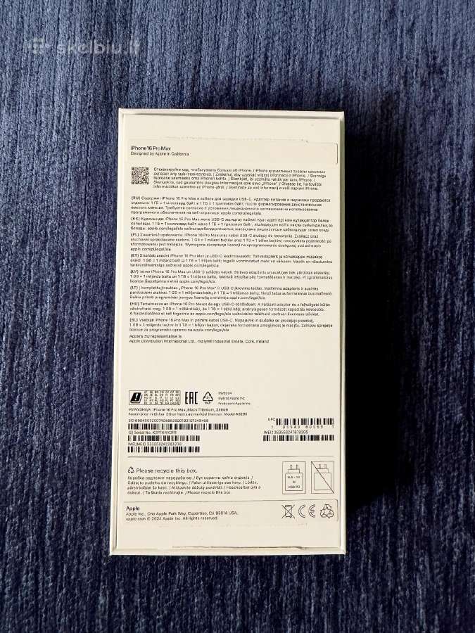 iPhone 16 Pro Max 256gb Titanium Black - nuotraukos Nr. 7