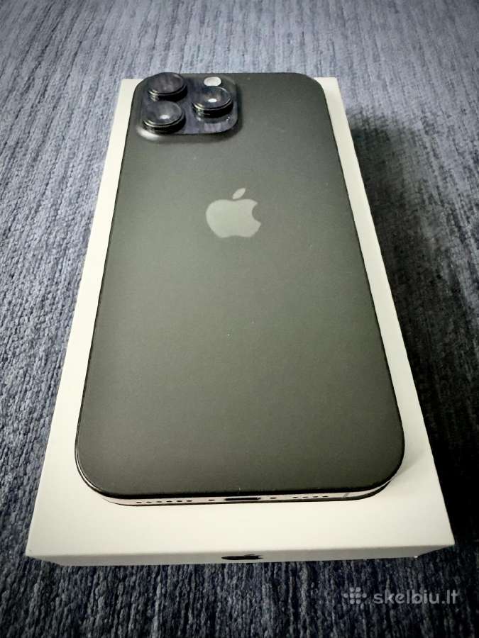 iPhone 16 Pro Max 256gb Titanium Black - nuotraukos Nr. 4