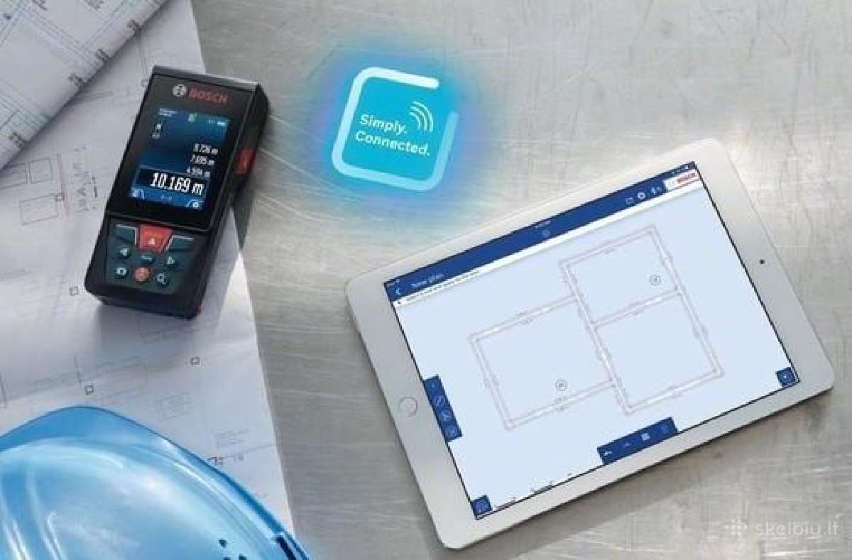Bosch Glm 120 C Bluetooth atstumų matuoklis - nuotraukos Nr. 2