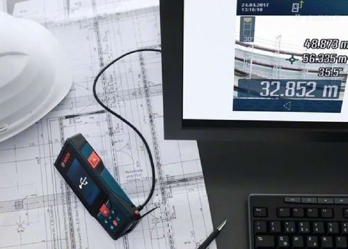 Bosch Glm 120 C Bluetooth atstumų matuoklis - nuotraukos Nr. 3