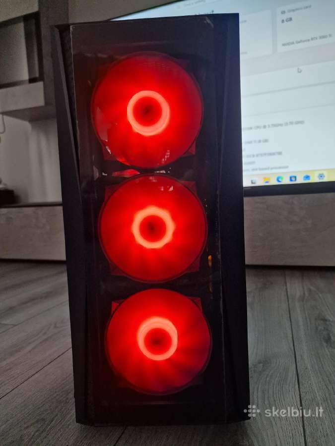 Žaidimų Pc i7-8700k Rtx 3060 Ti 8gb 32gb RAM - nuotraukos Nr. 3