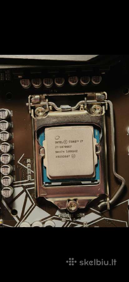 I7 10700kf su gigabyte z490 gaming x motinine - nuotraukos Nr. 2