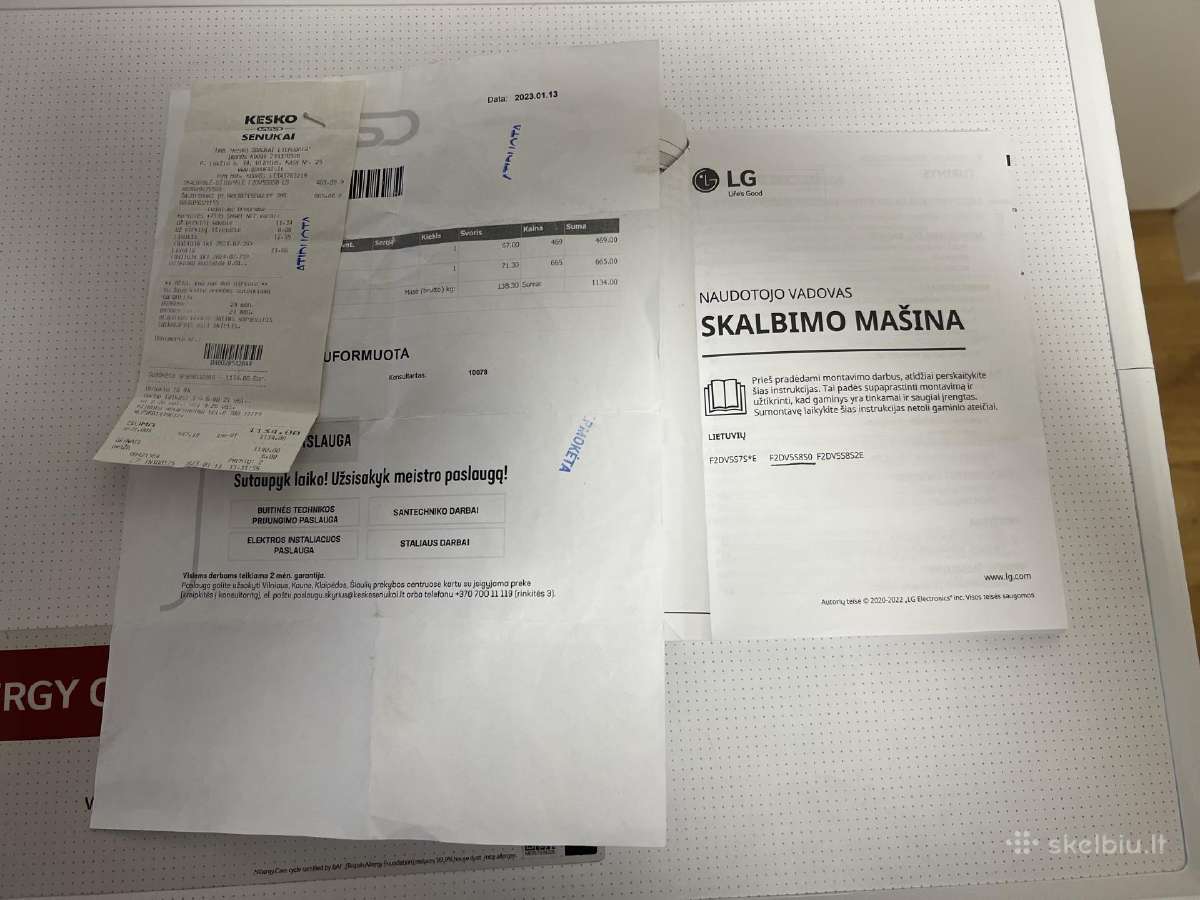 Skalbimo mašina siaura LG - nuotraukos Nr. 11