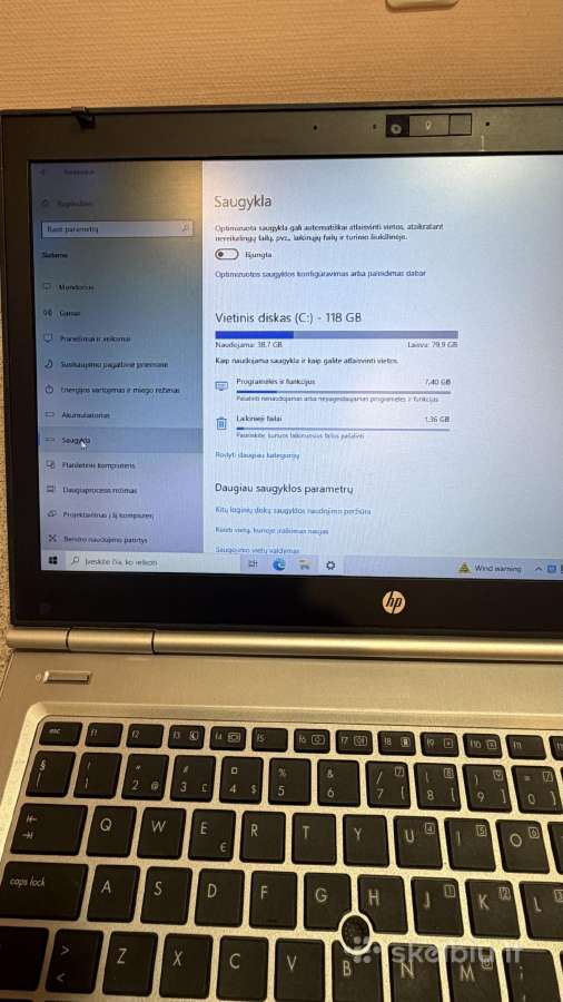 Hp Elitebook folio 9470m:8470p - nuotraukos Nr. 11