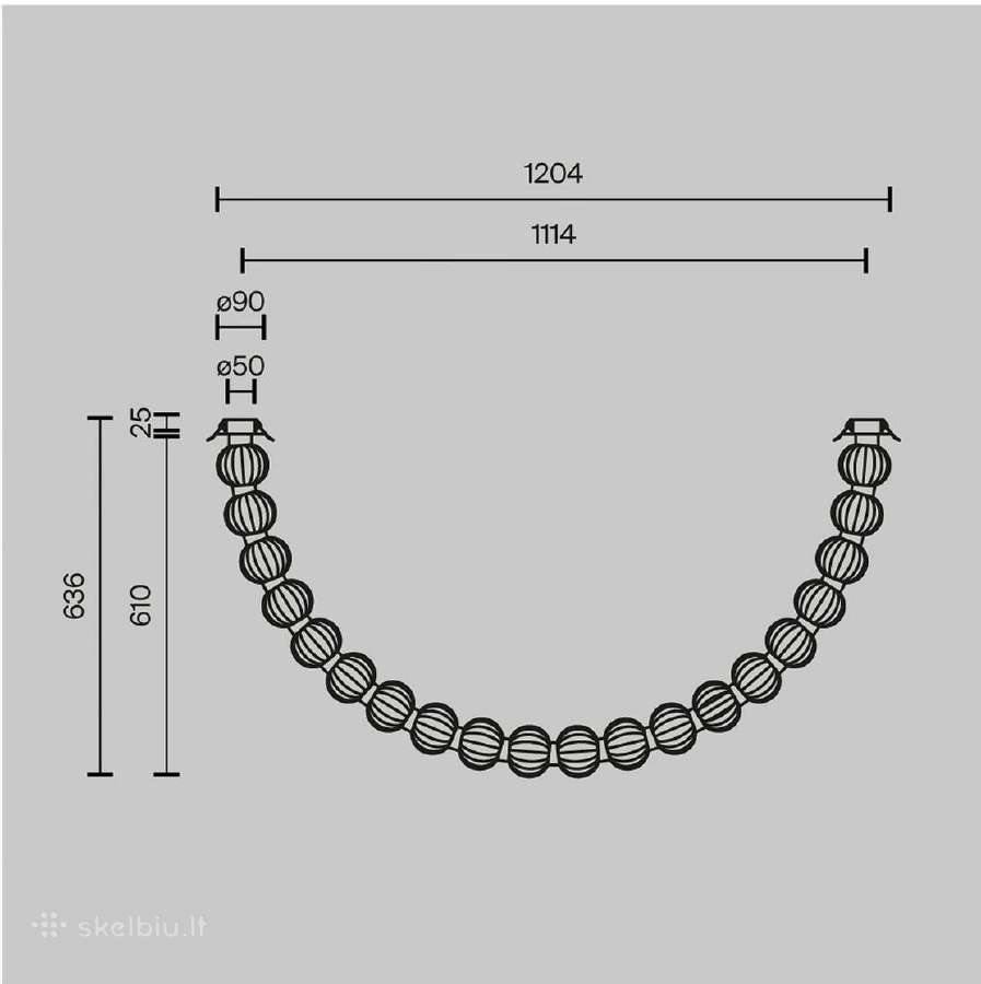 Maytoni Amulet – 2 stiklo LED šviestuvai - nuotraukos Nr. 8