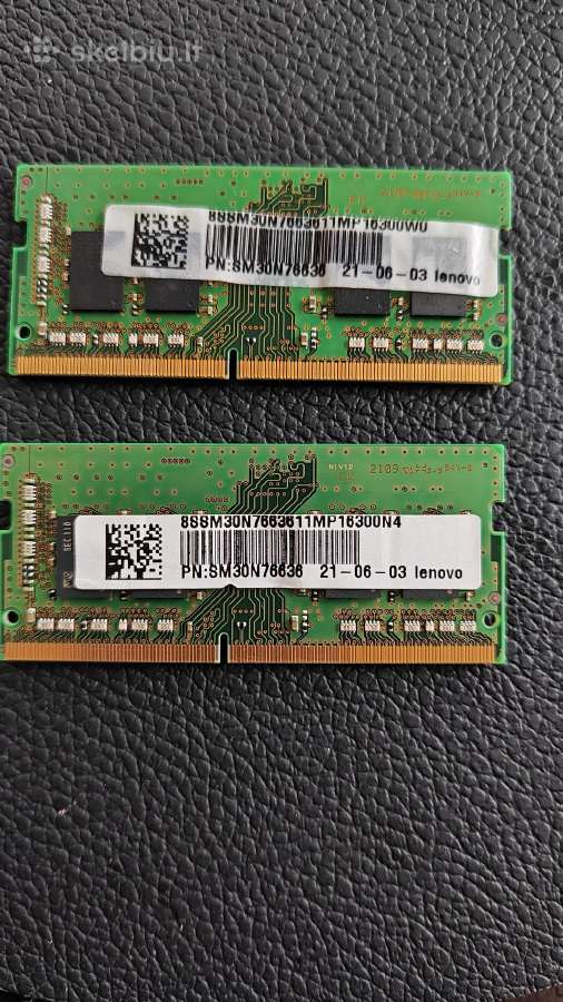 Samsung 16 GB (28 GB) Ddr4 3200 MHz So-dimm RAM - nuotraukos Nr. 2