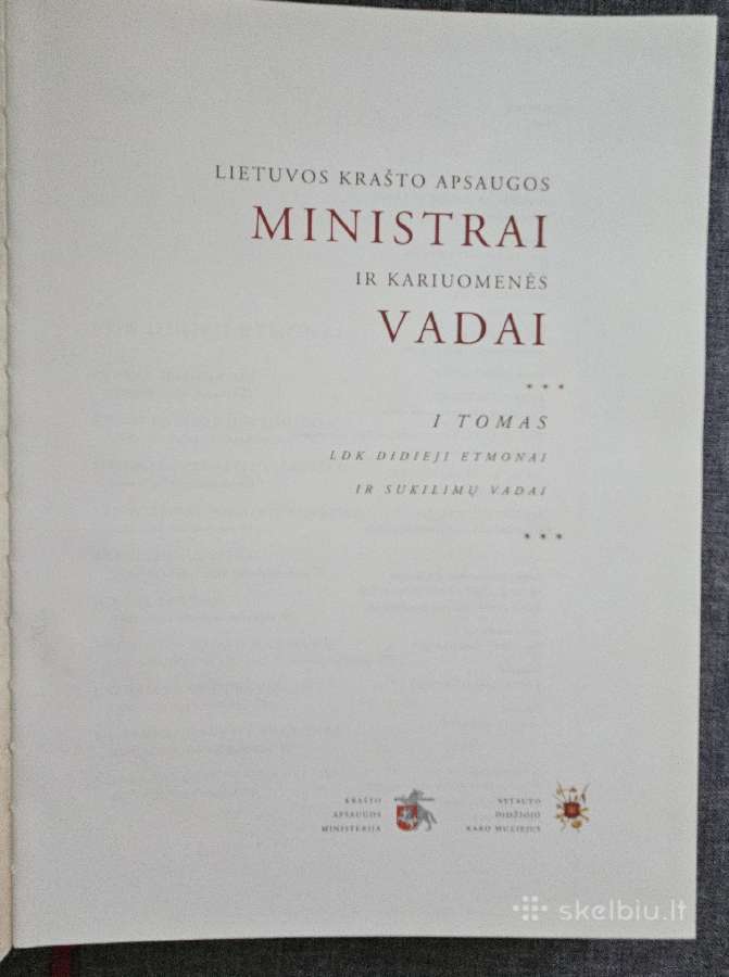 Knyga ''Lka Ministrai ir Kariuomenės Vadai'' - nuotraukos Nr. 3
