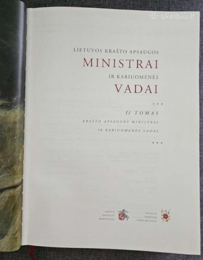 Knyga ''Lka Ministrai ir Kariuomenės Vadai'' - nuotraukos Nr. 7
