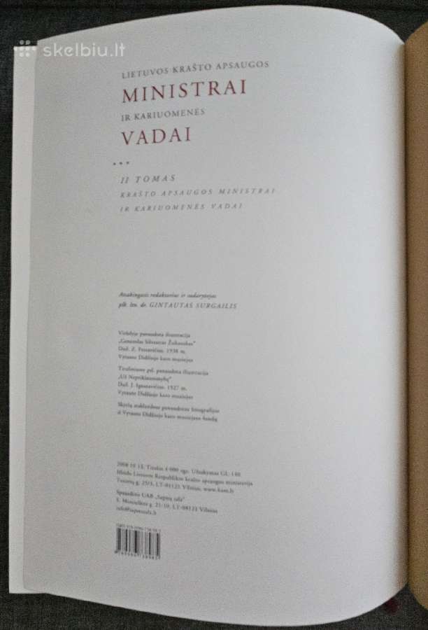 Knyga ''Lka Ministrai ir Kariuomenės Vadai'' - nuotraukos Nr. 8