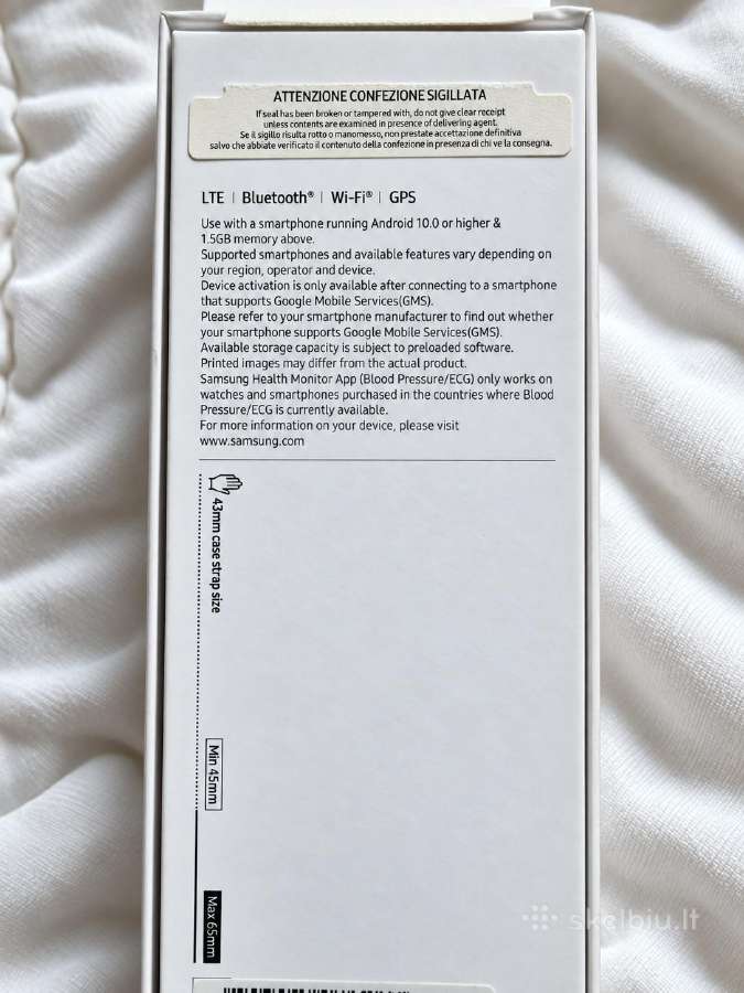 Samsung Galaxy Watch6 Classic 43 mm Lte + dovana - nuotraukos Nr. 7