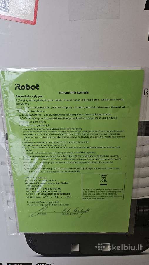 Plovimo robotas irobot Braava jet m6 - nuotraukos Nr. 4