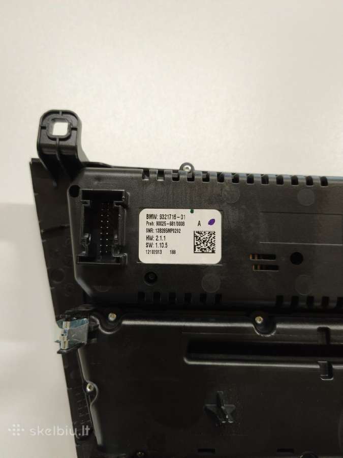 Bmw klimato valdymo panelė 9321716-01, šildymas. - nuotraukos Nr. 5