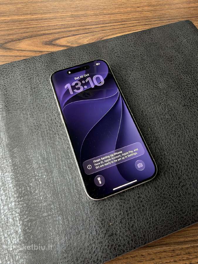 iPhone 15 Pro 128gb Natural Titanium - nuotraukos Nr. 2