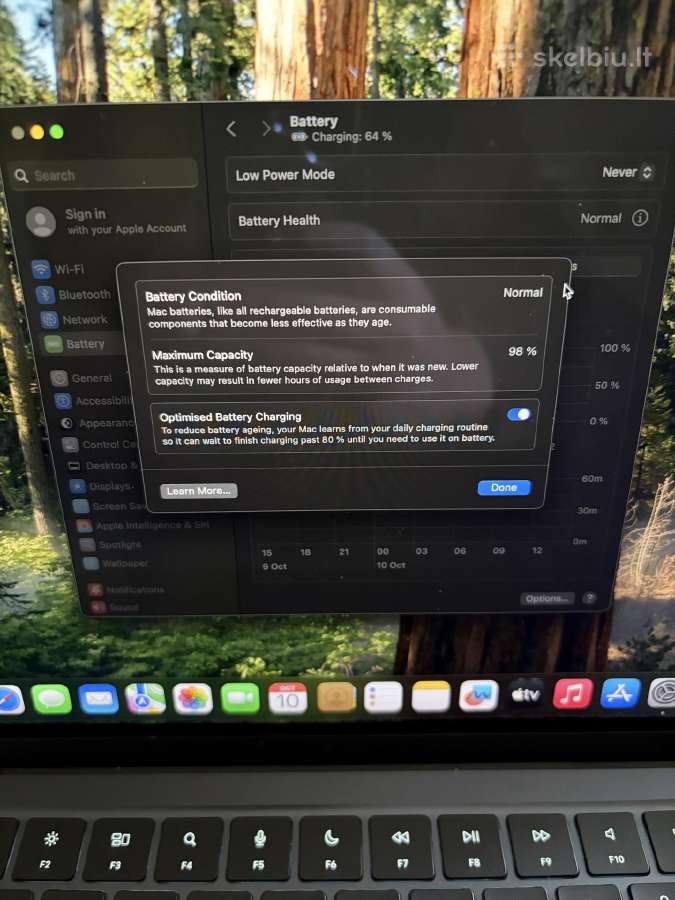 MacBook air m3 13inch 16gbram 256gbssd - nuotraukos Nr. 7