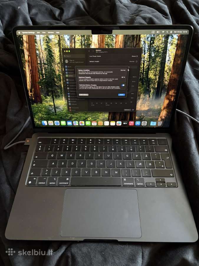 MacBook air m3 13inch 16gbram 256gbssd - nuotraukos Nr. 8