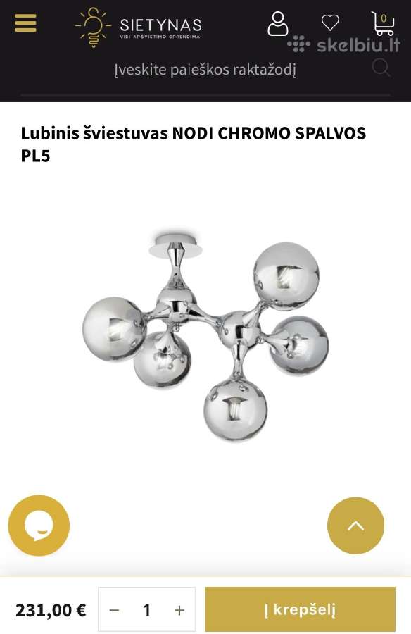 Šviestuvas lubinis Nodi - nuotraukos Nr. 4