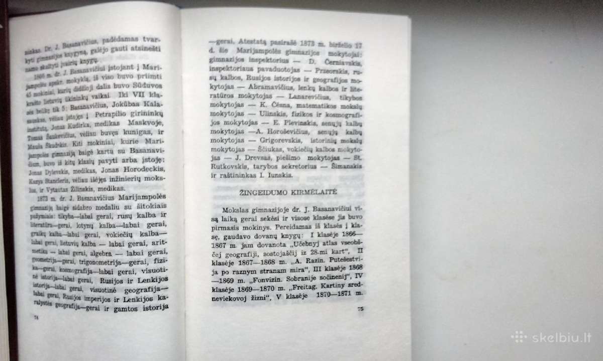 A. Nezabitauskis. Jonas Basanavičius. 1990 m. leid - nuotraukos Nr. 5