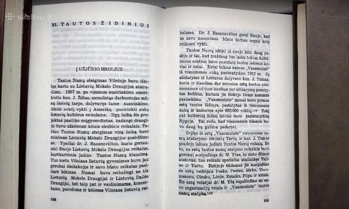 A. Nezabitauskis. Jonas Basanavičius. 1990 m. leid - nuotraukos Nr. 11