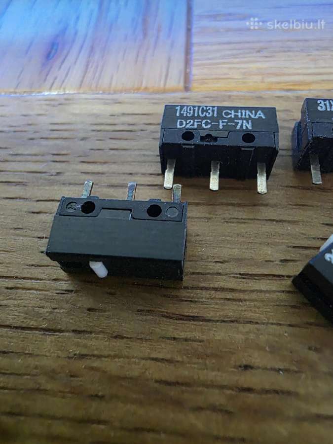 Omron D2fc-f-7n mikrojungikliai pelei (4 vnt. - nuotraukos Nr. 2