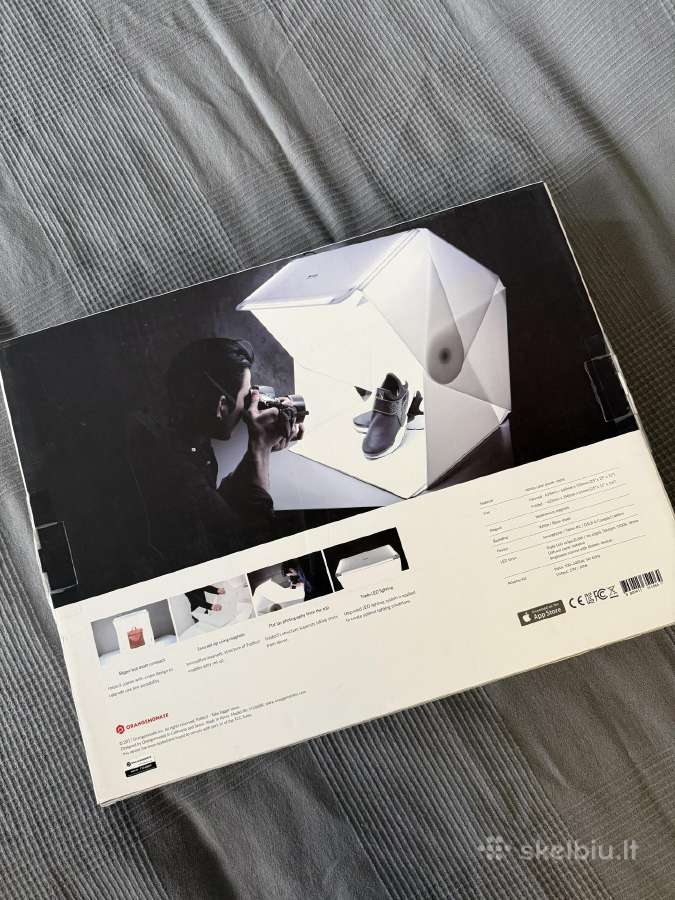 Fotografavimo dėžė su LED foldio's 3 - nuotraukos Nr. 10