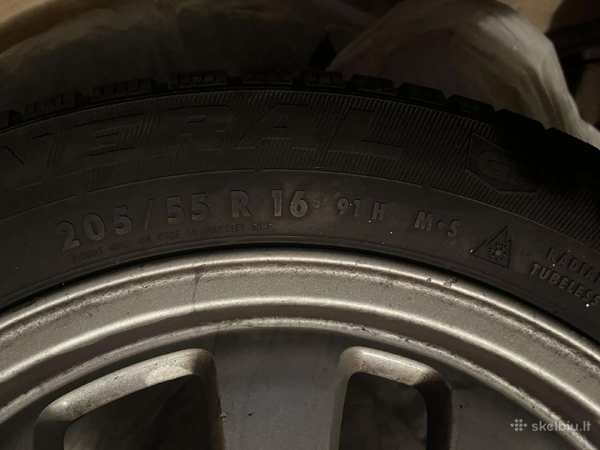 Opel ratlankiai su padangomis R16 - nuotraukos Nr. 7