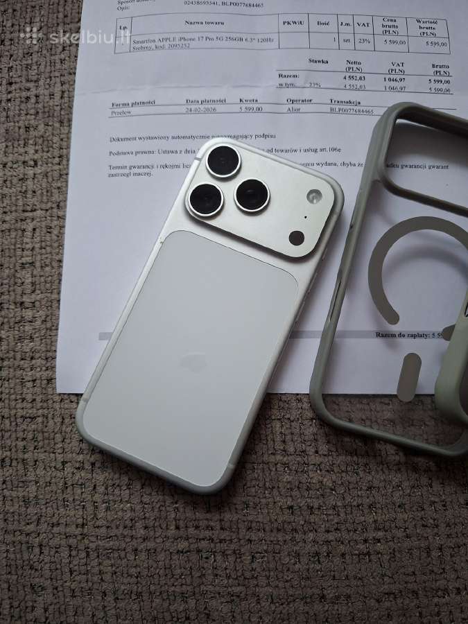 Idealios bukles iPhone 17 pro su garantija - nuotraukos Nr. 2